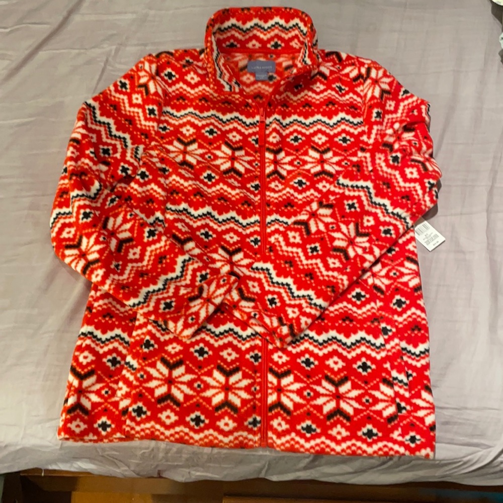 Laura Scott Microfleece Jacket New with tags